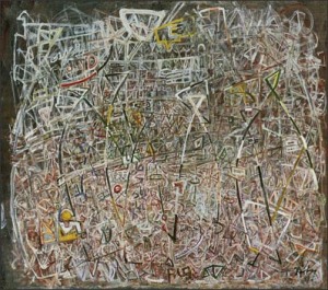 Mark Tobey (Centerville, 1890-1976 . Pintor expresionista abstracto.